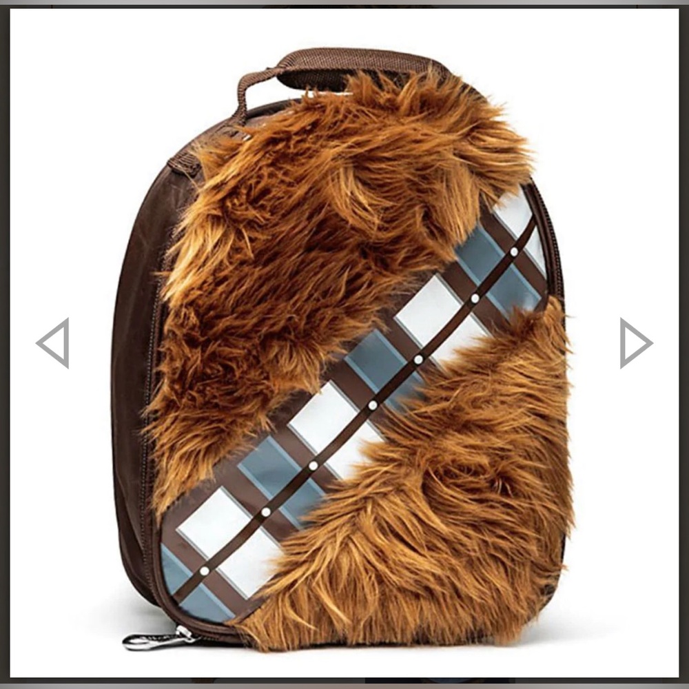 NEW!! Star Wars Furry Chewbacca Belt Lunch Box